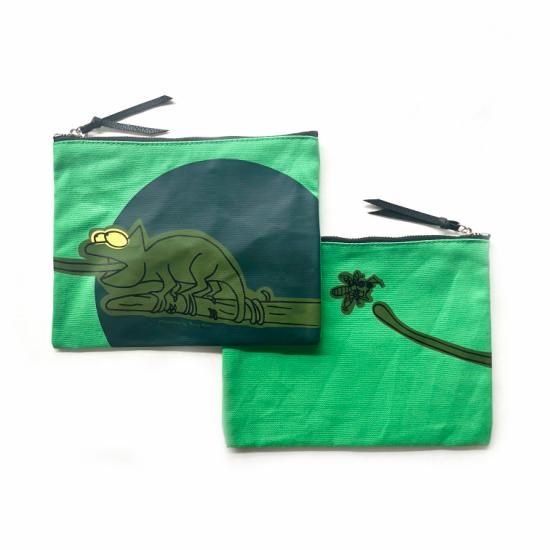 Chameleon Pouch – Green Canvas