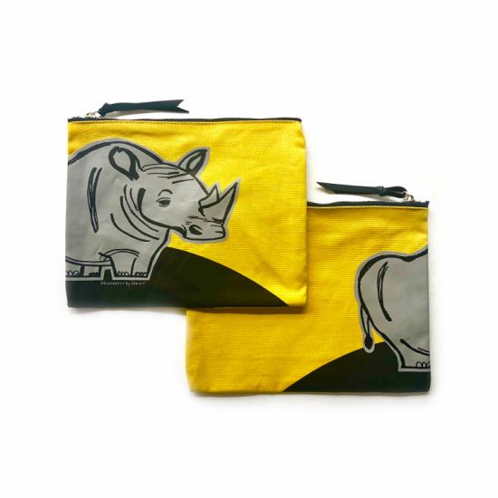 Rhino Pouch – Mustard Canvas