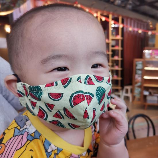 Face Mask STITCH (Kid) - Watermelon