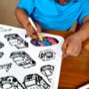 Silicone Colouring Mat - Cars