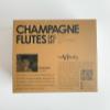 Champagne Flutes Set of 3 - Blossoms