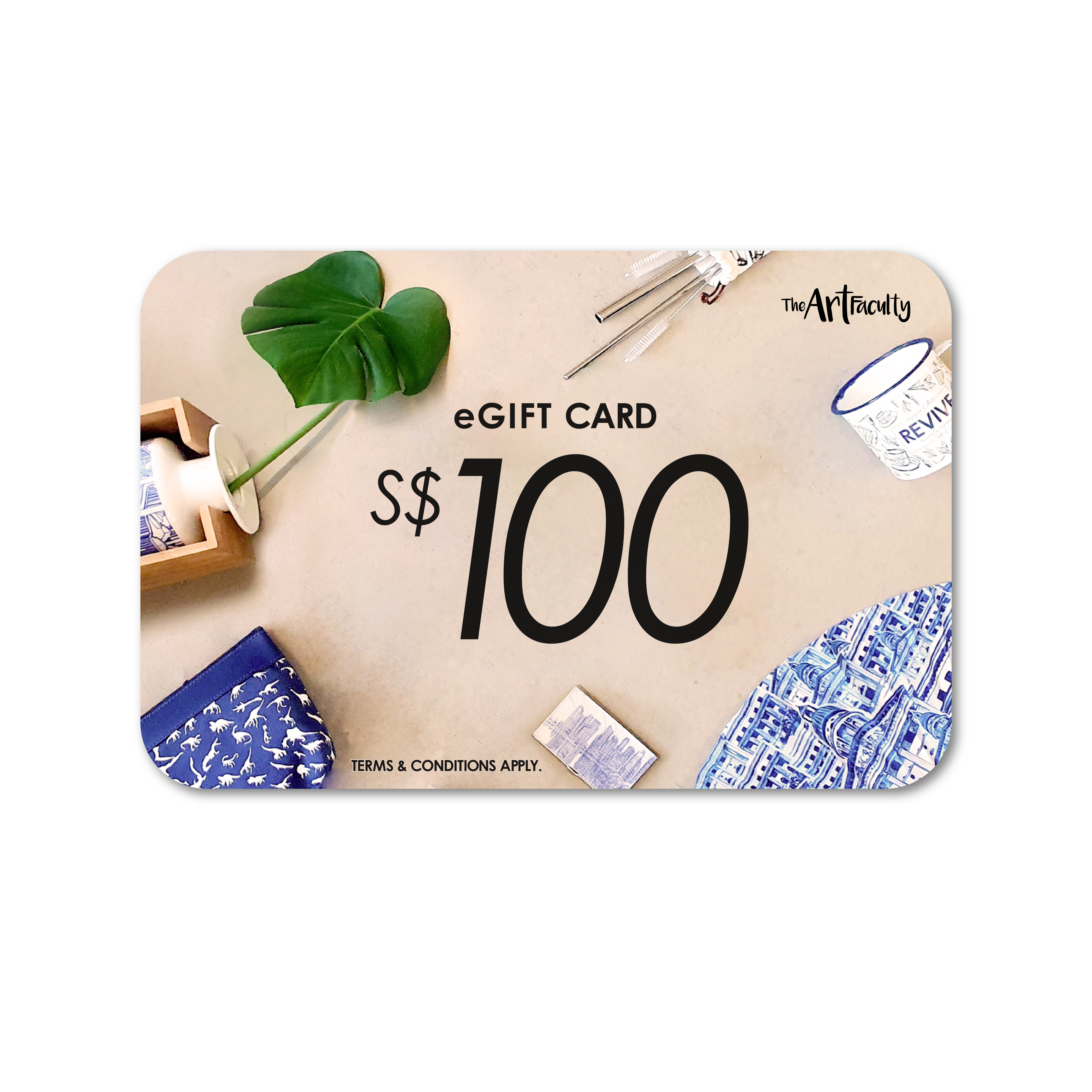 e-Gift Card - $100 (ONLY for redemption at www.theartfaculty.sg)