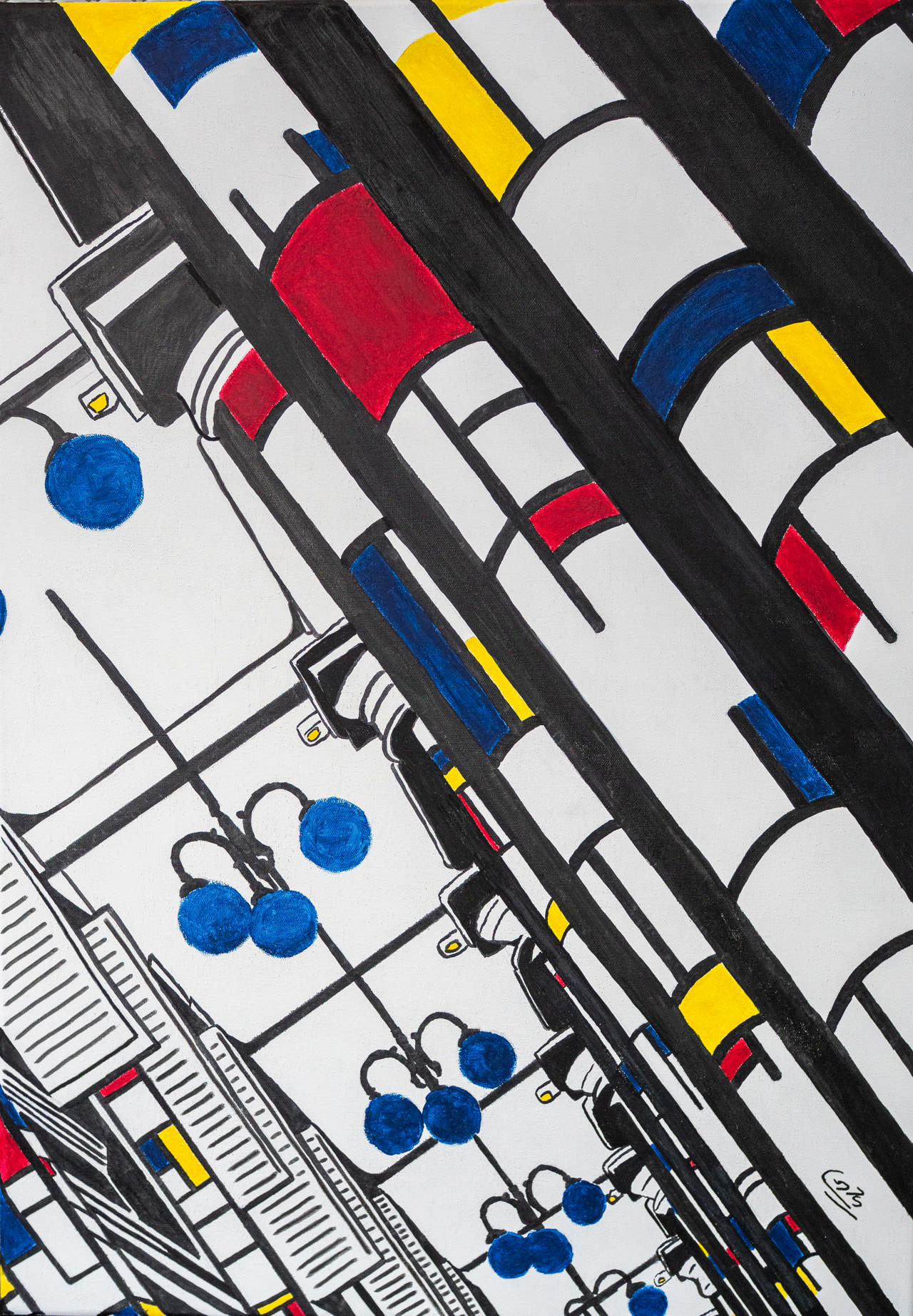 Doric Colonnade of Fullerton Hotel by Lester