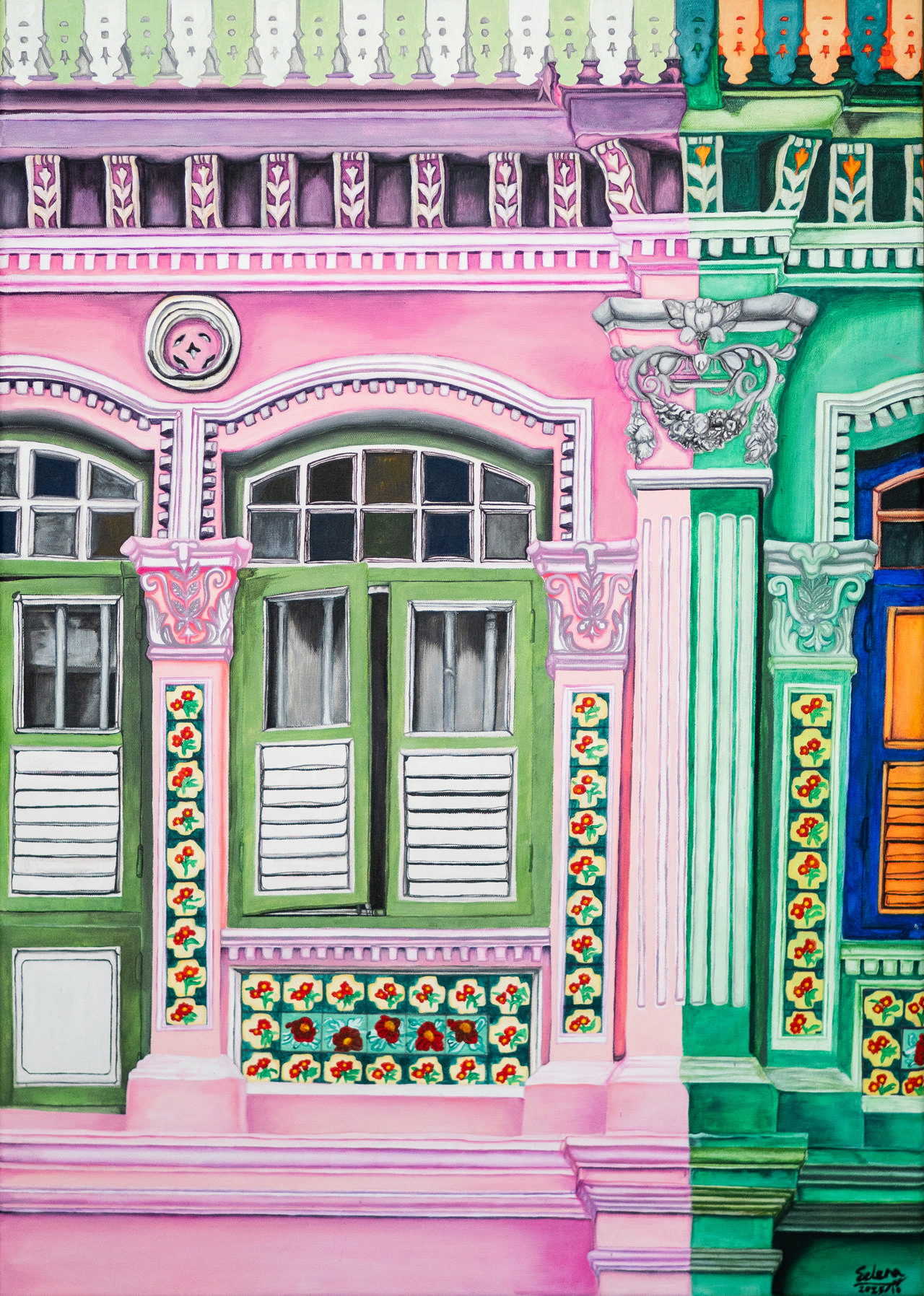 1920s Joo Chiat Perenakan Facade by Selena