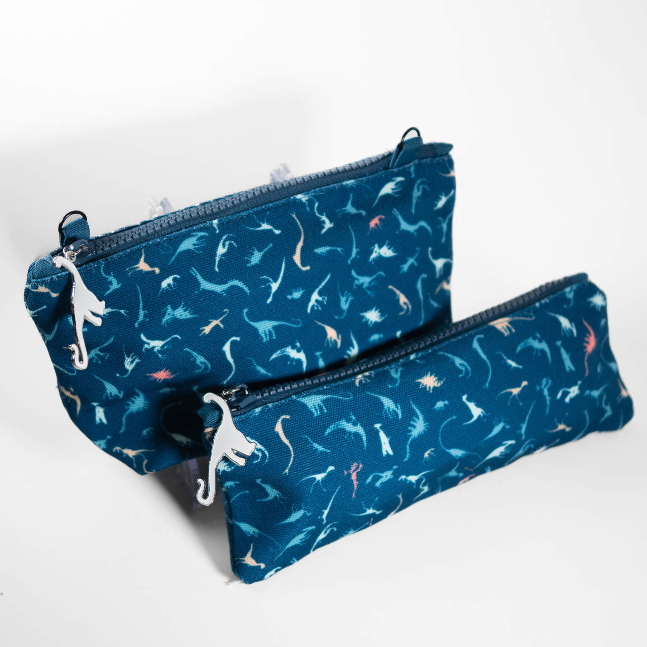 STITCH Pouch set of 2 – Dino dark blue