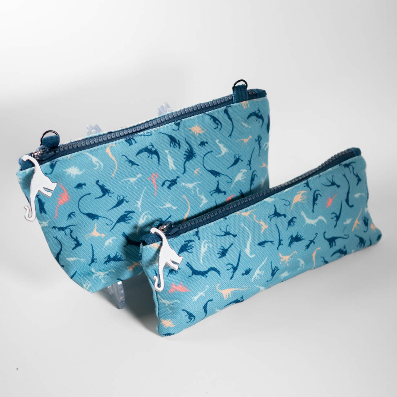 STITCH Pouch set of 2 – Dino medium blue