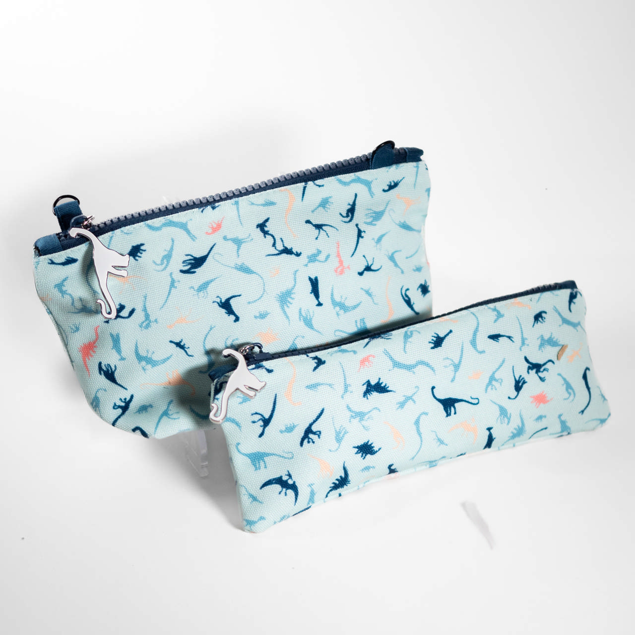 STITCH Pouch set of 2 – Dino light blue