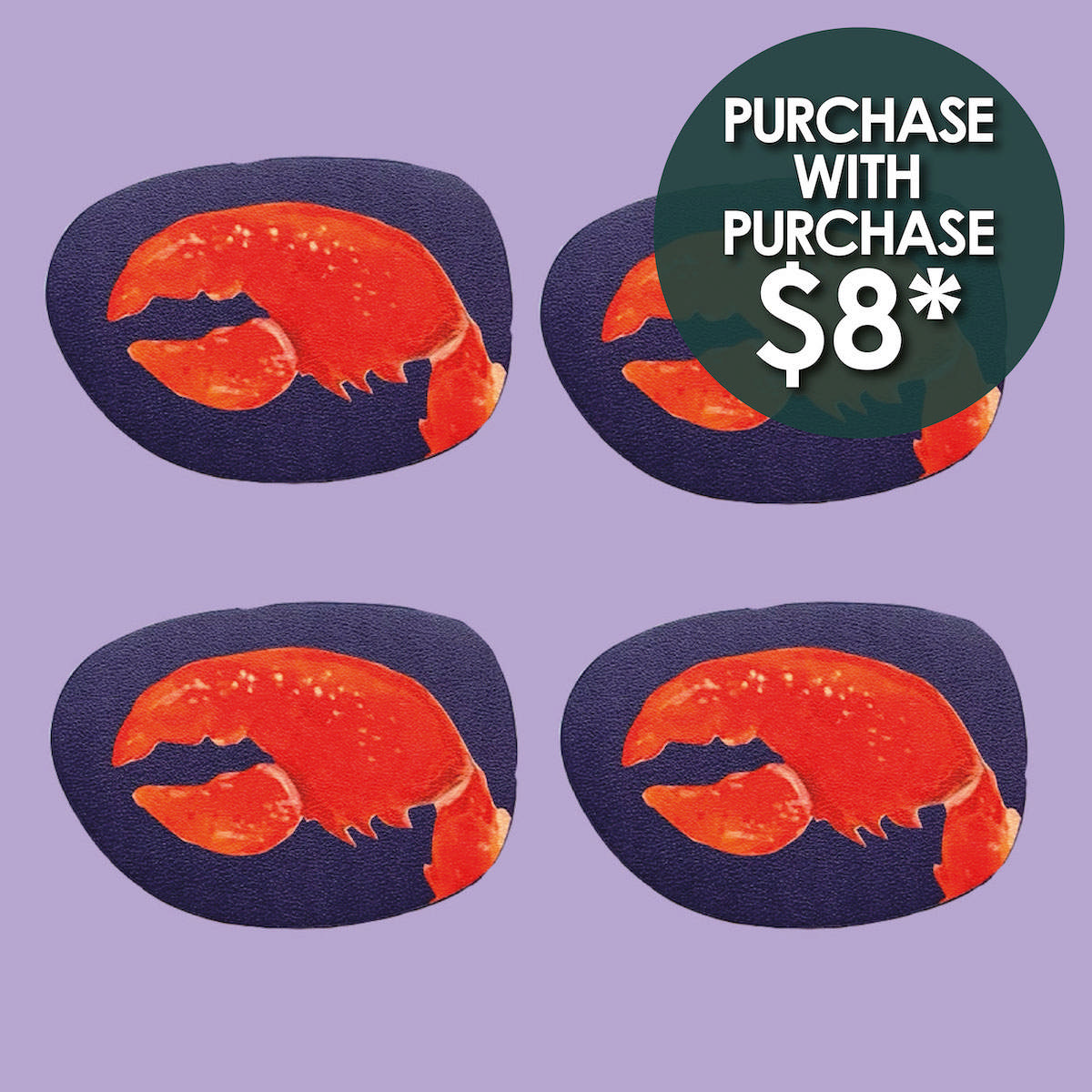 Coasters Set of 4 – Lobster