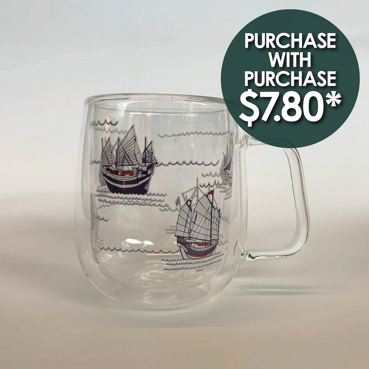Double Wall Glass Mug – Port of Call