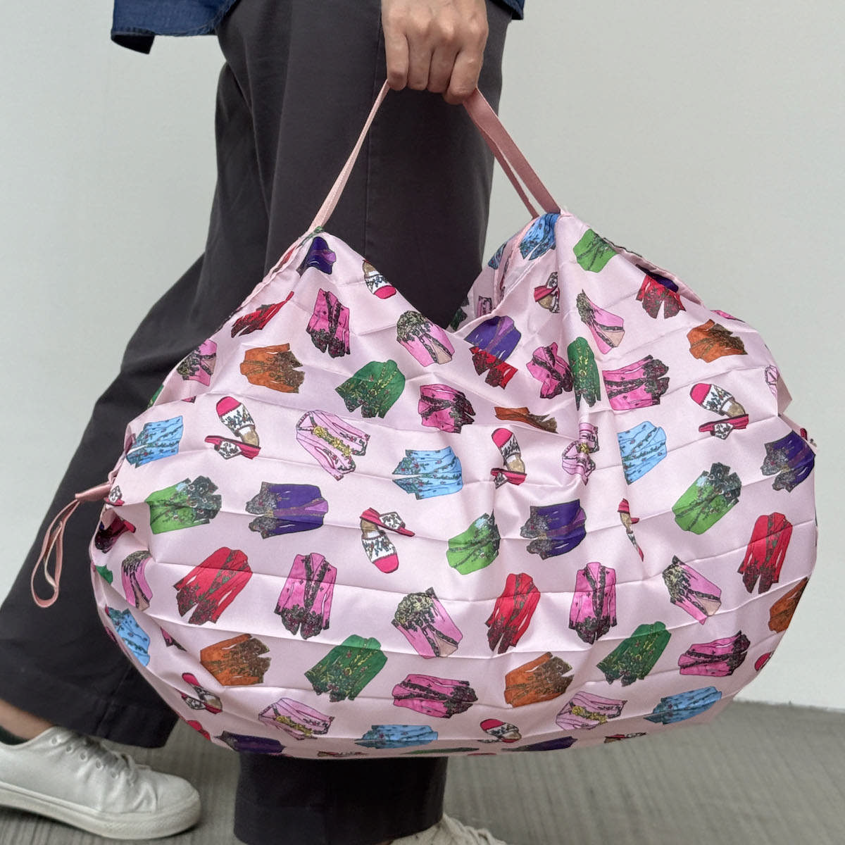 Compact Pleated Bag - Nonya Kebaya