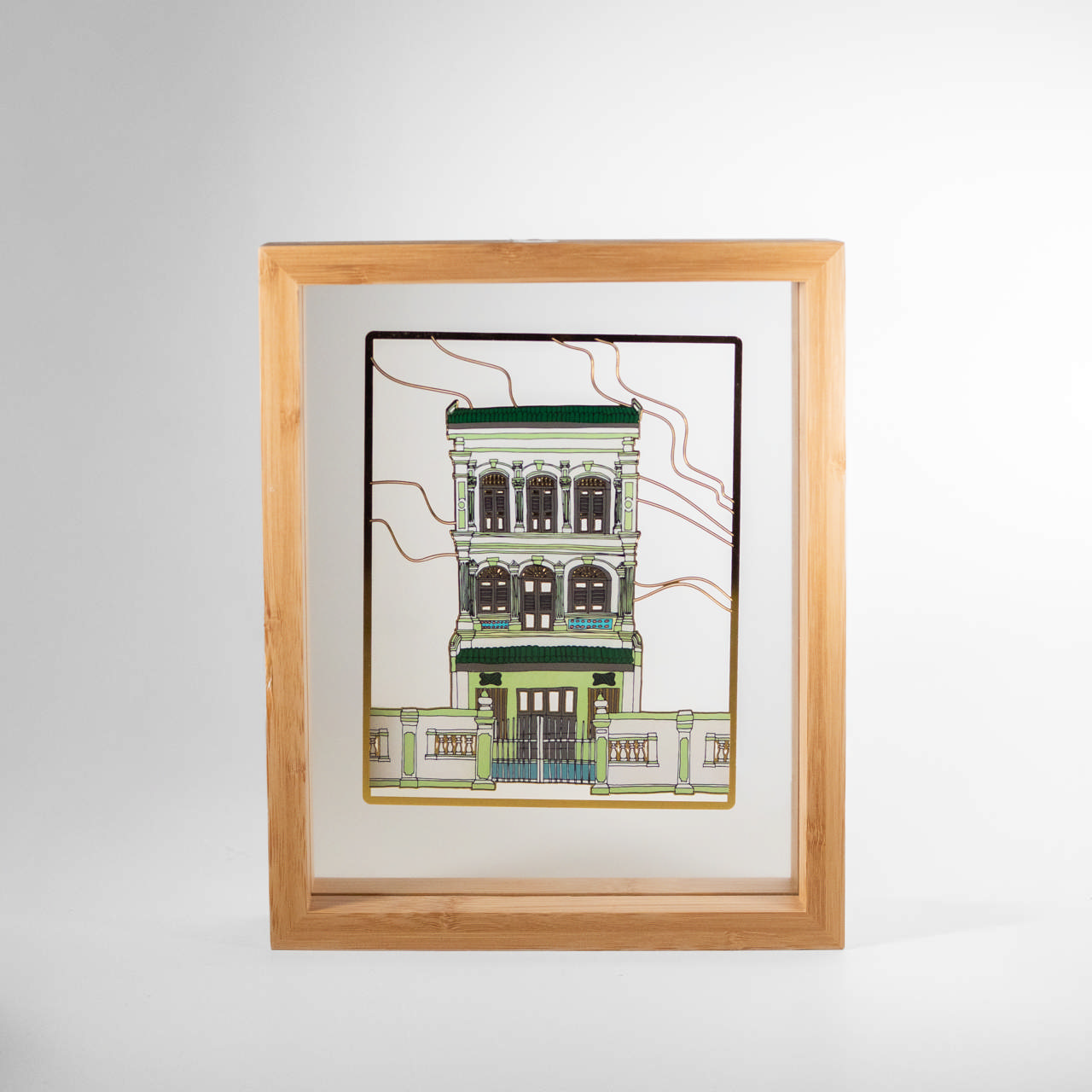 Floating Frame - Spottiswoode Shophouse