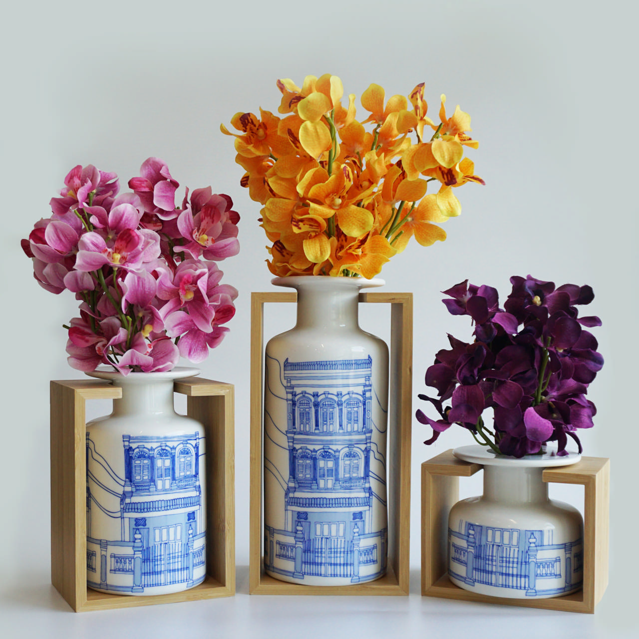 Vase Set of 3 - Spottiswoode Shophouse