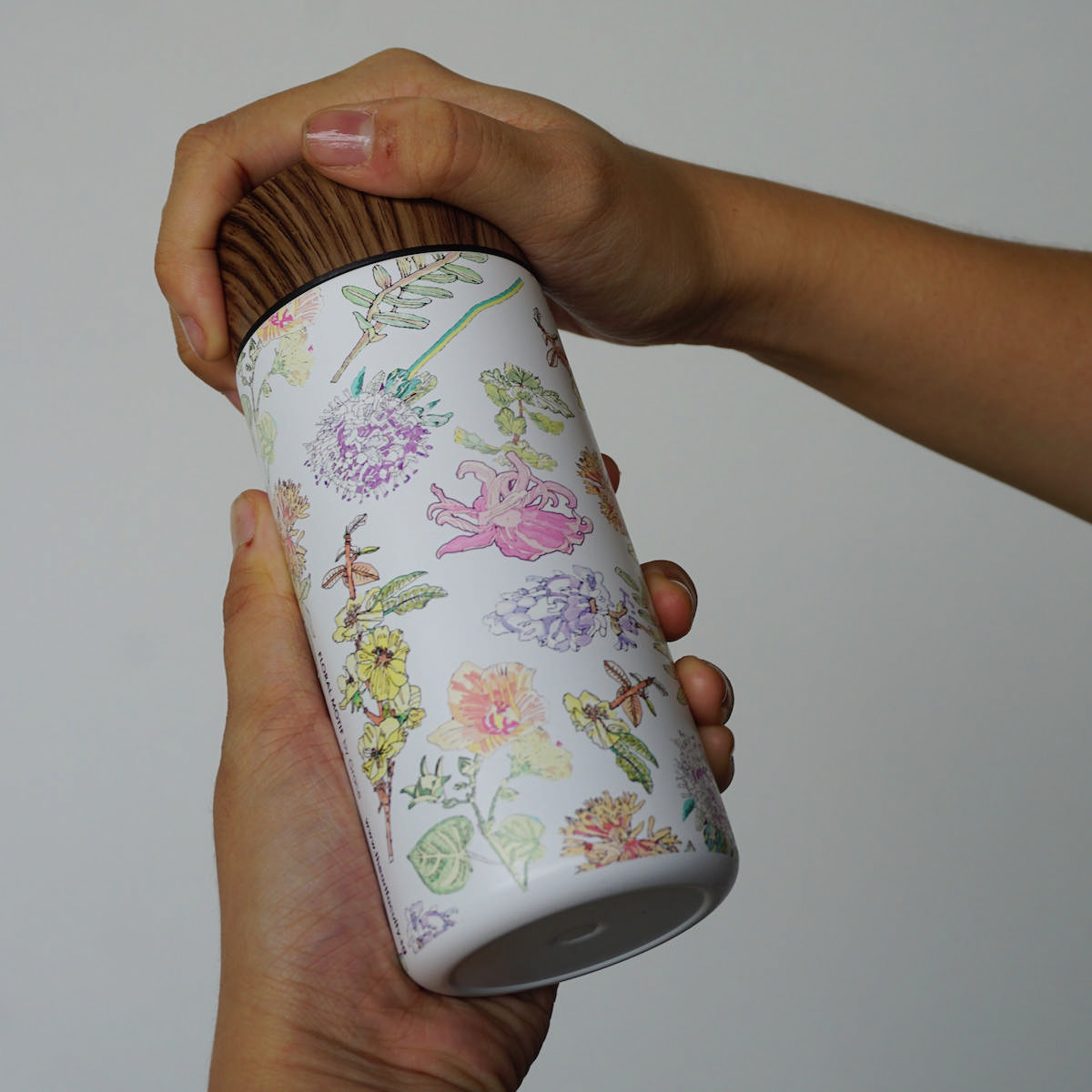 Compact Thermal Flask - Floral