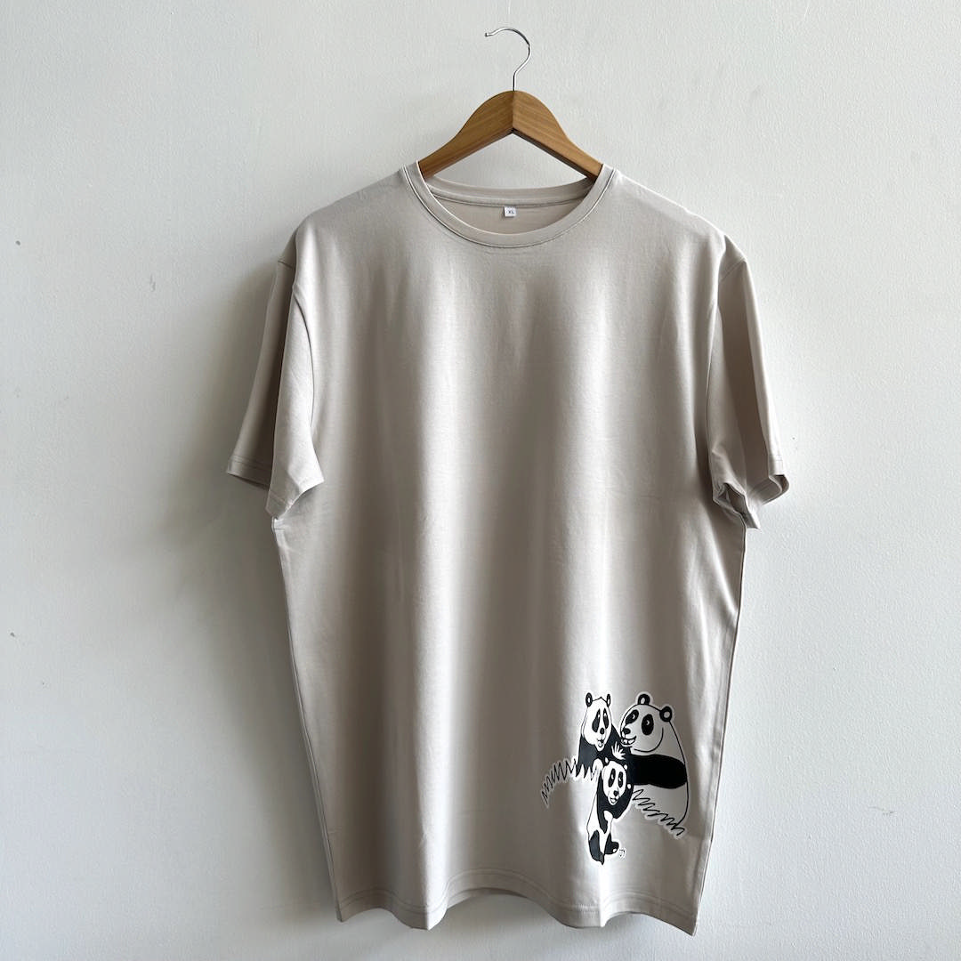 TAF Tees Grey – Adult M (Panda)