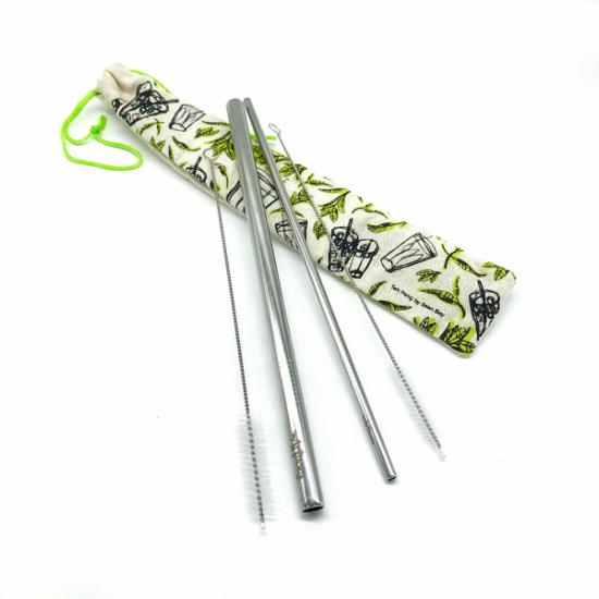 Sustainable Stainless Steel Straw Set - Teh Peng