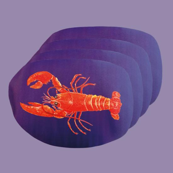 Dining Mat Set of 4 – Lobster 