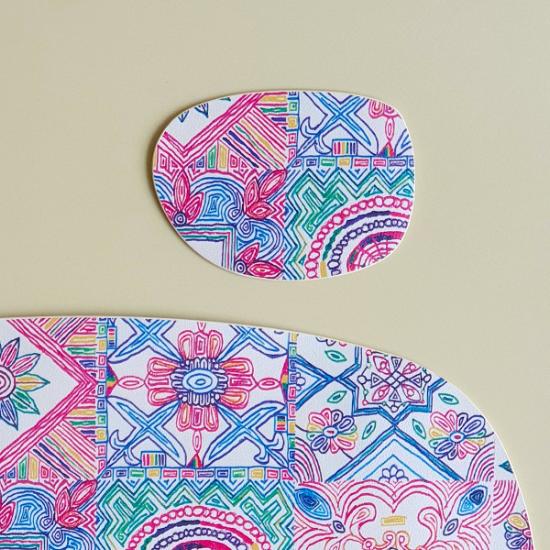 Coasters Set of 4 - Peranakan Tiles