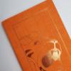 A5 Merlion Fabric Notebook (Orange)