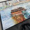 Painting with Stand – Singapore River