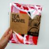 Tea Towel - Red Bivalvia