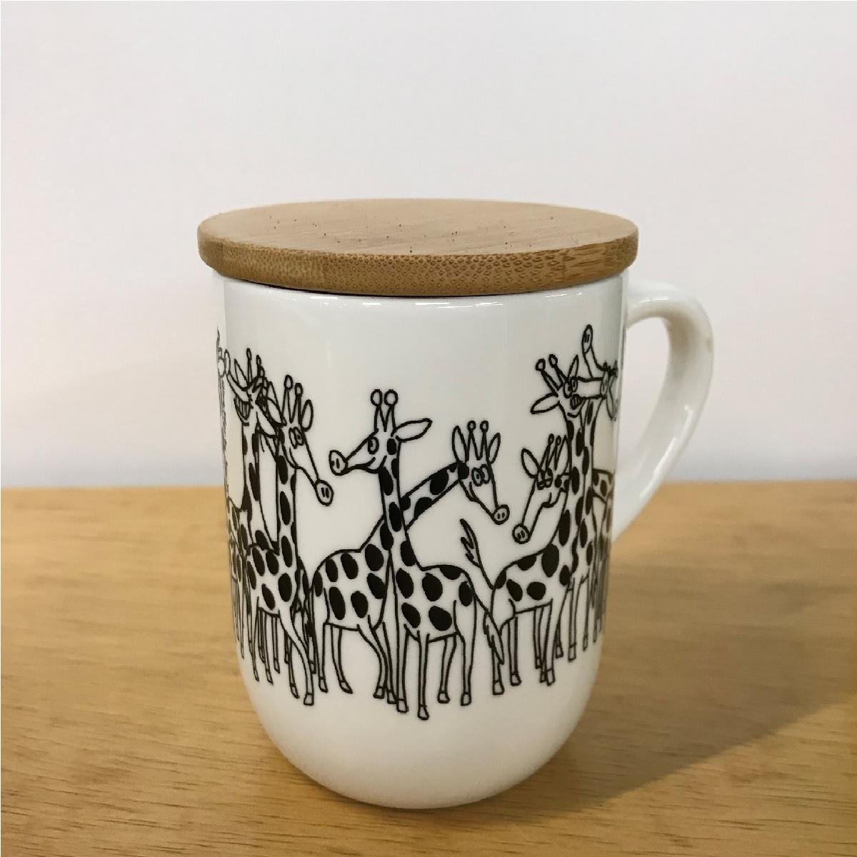 Mug with Wooden Lid 