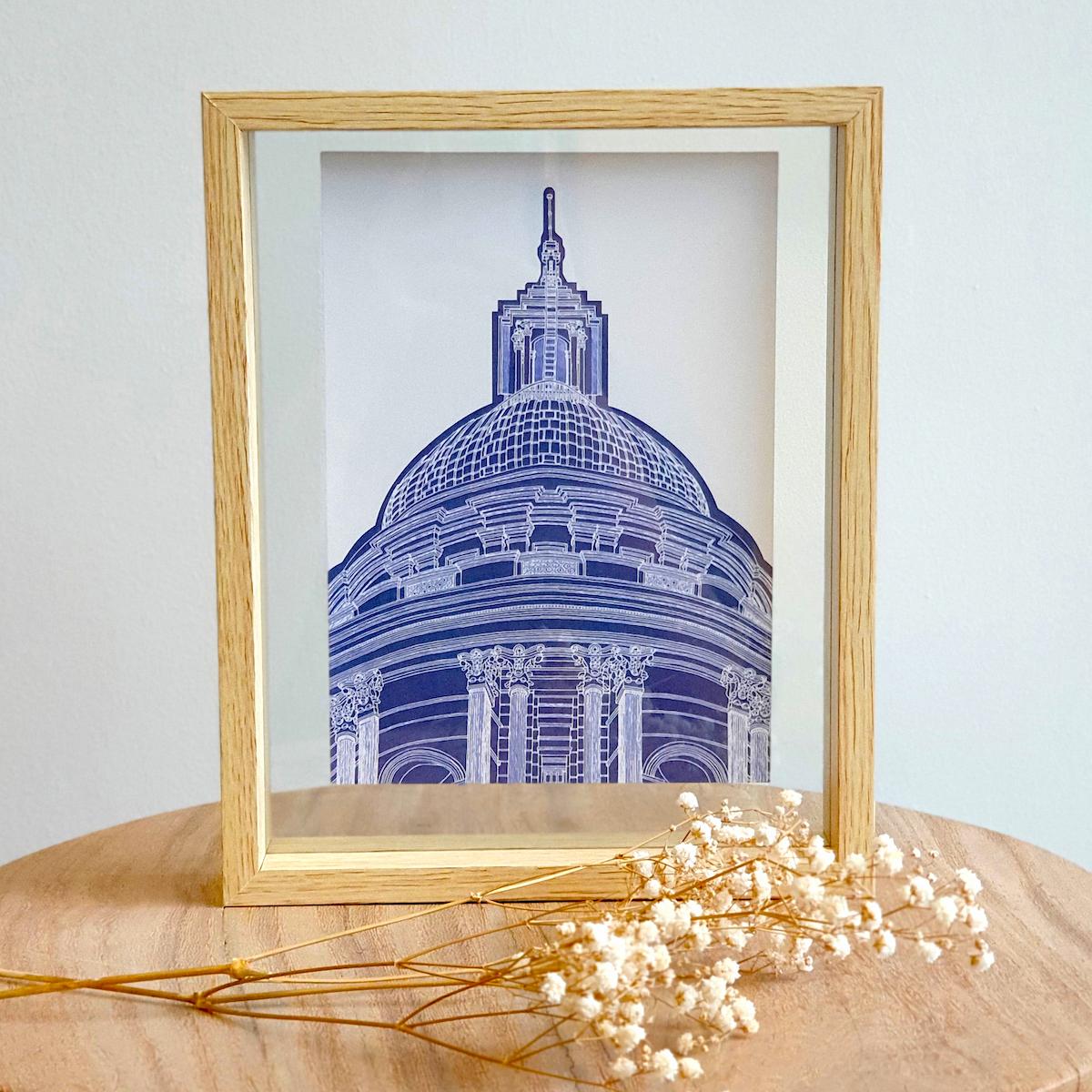 A5 Floating Frame - National Gallery Dome
