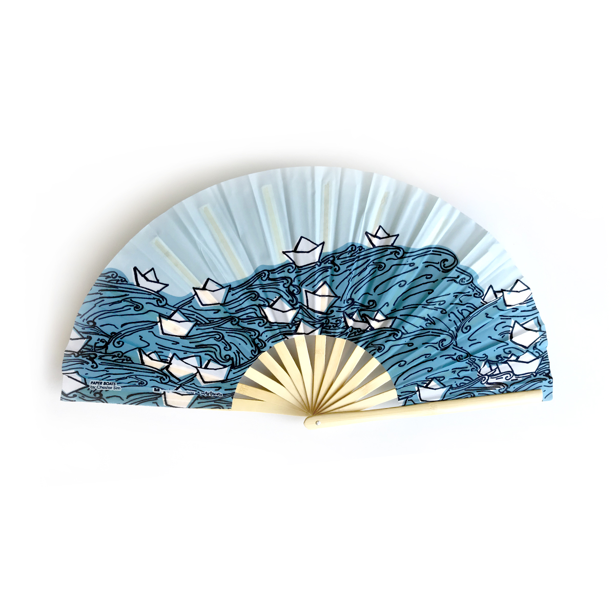 XL Fan – Paper Boats 
